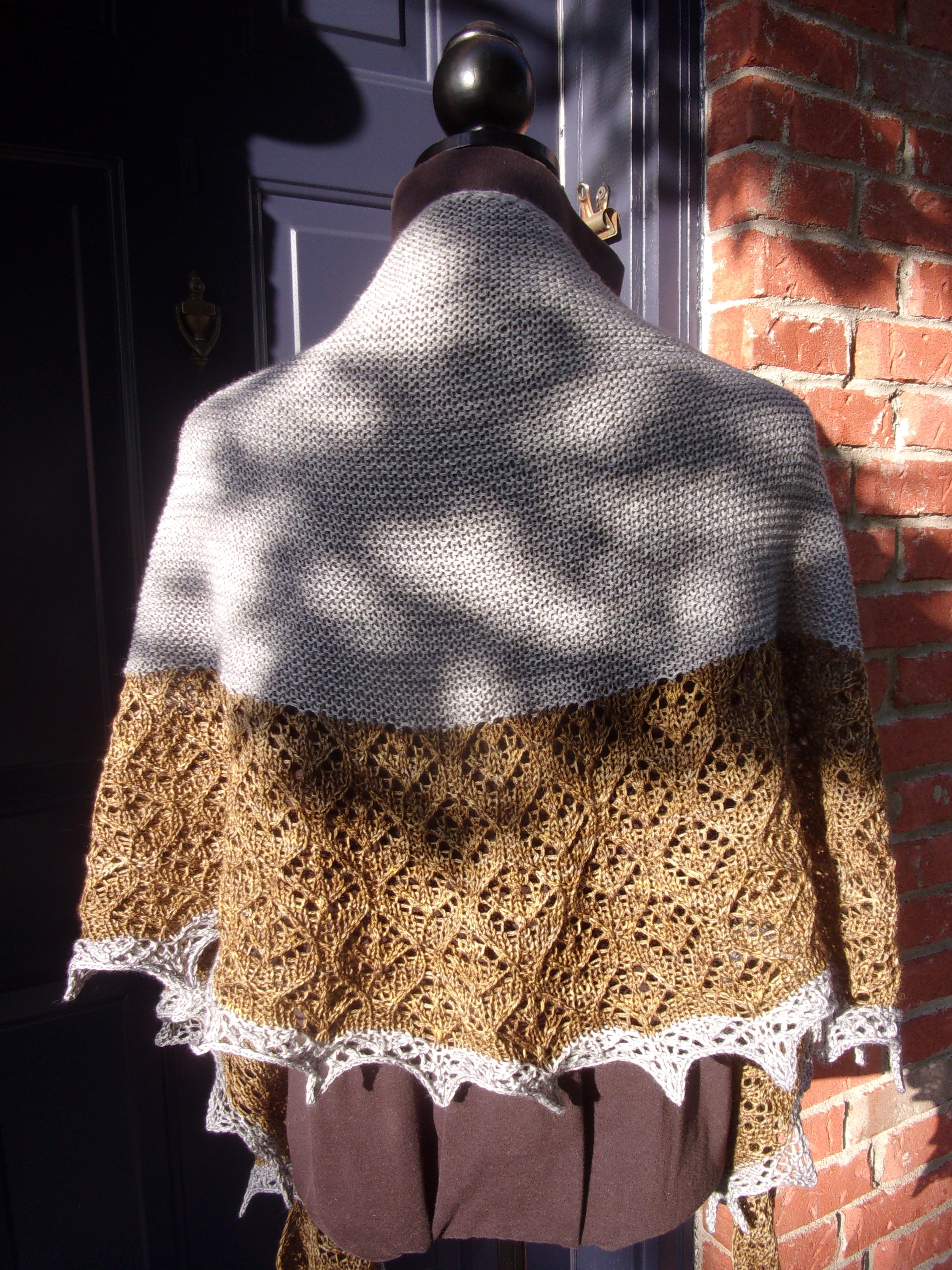 Ogee Shawl Pattern
