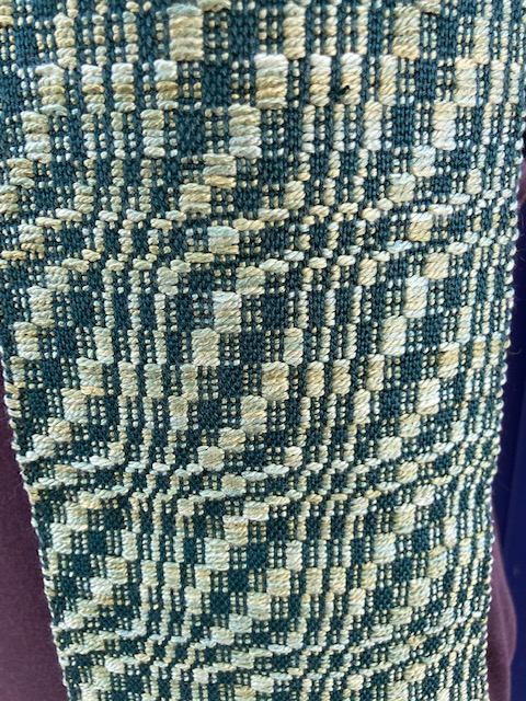 Leaves Overshot scarf