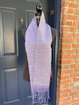 Lavender Overshot scarf
