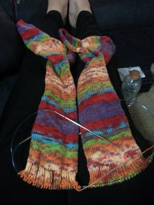 Learn to knit socks